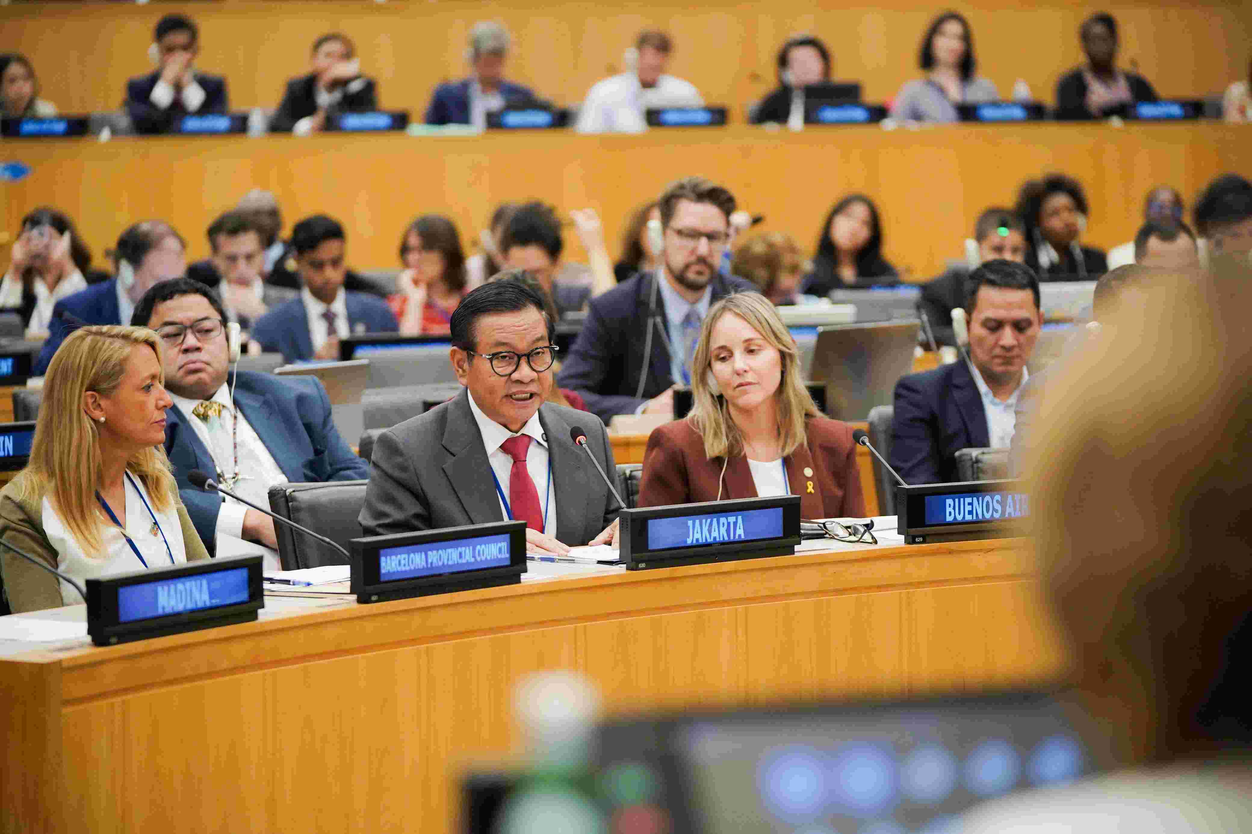 Hadiri Forum Tingkat Tinggi PBB di New York, Pramono Tegaskan Komitmen terhadap Pembangunan Berkelanjutan